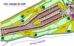 Digitalización y cartografía de la ampliación del campo de golf de Villar de Olalla (Cuenca)