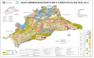 Digitalización del mapa hidrogeológico de la provincia de Málaga